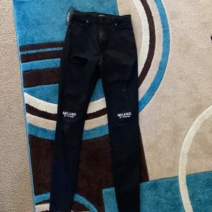 Milano Di Rouge Blk Harlow Jeans Brand New with Tags